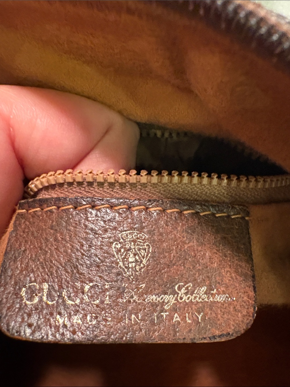 Gucci Brown Monogram Boston Bag with Green and Red Stripe - Picture 10 of 14
